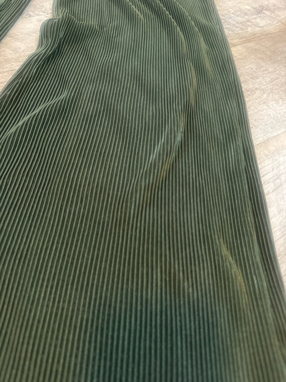 No Boundaries Olive Green Ribbed Lounge Pants - Picture 2 of 9
